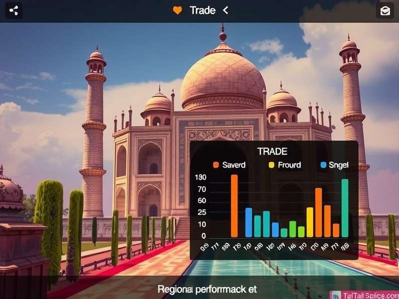Taj Mahal Spice Trail regional performance chart